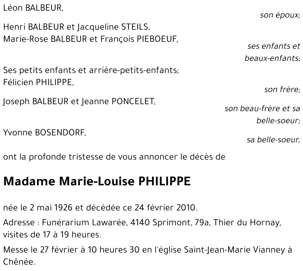 Marie-Louise Philippe