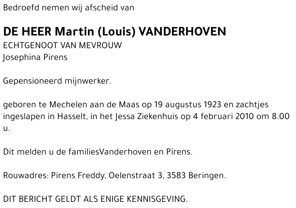 Martin Vanderhoven