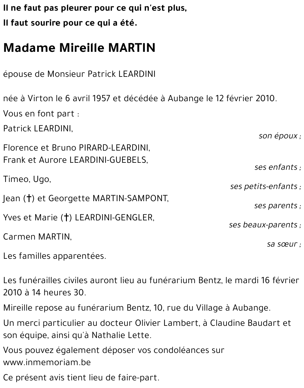Mireille MARTIN