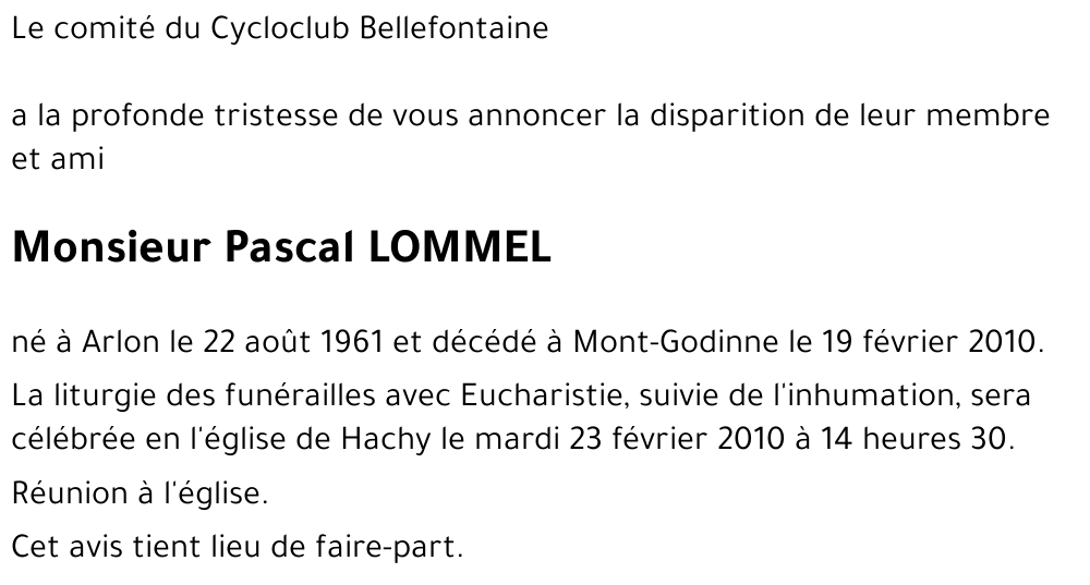 Pascal LOMMEL