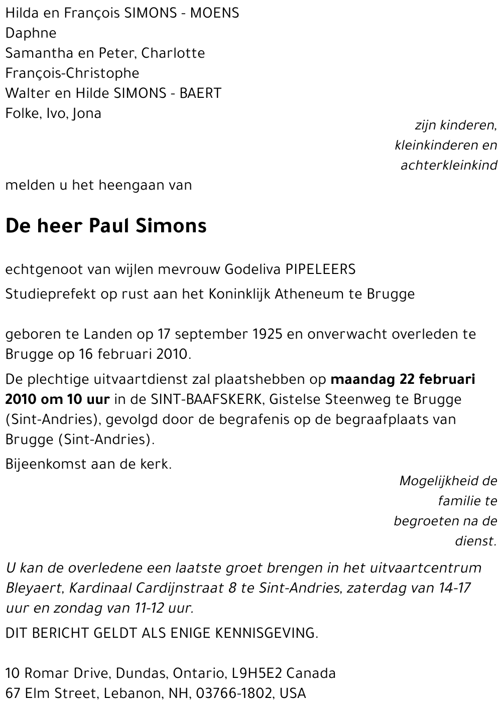 Paul Simons