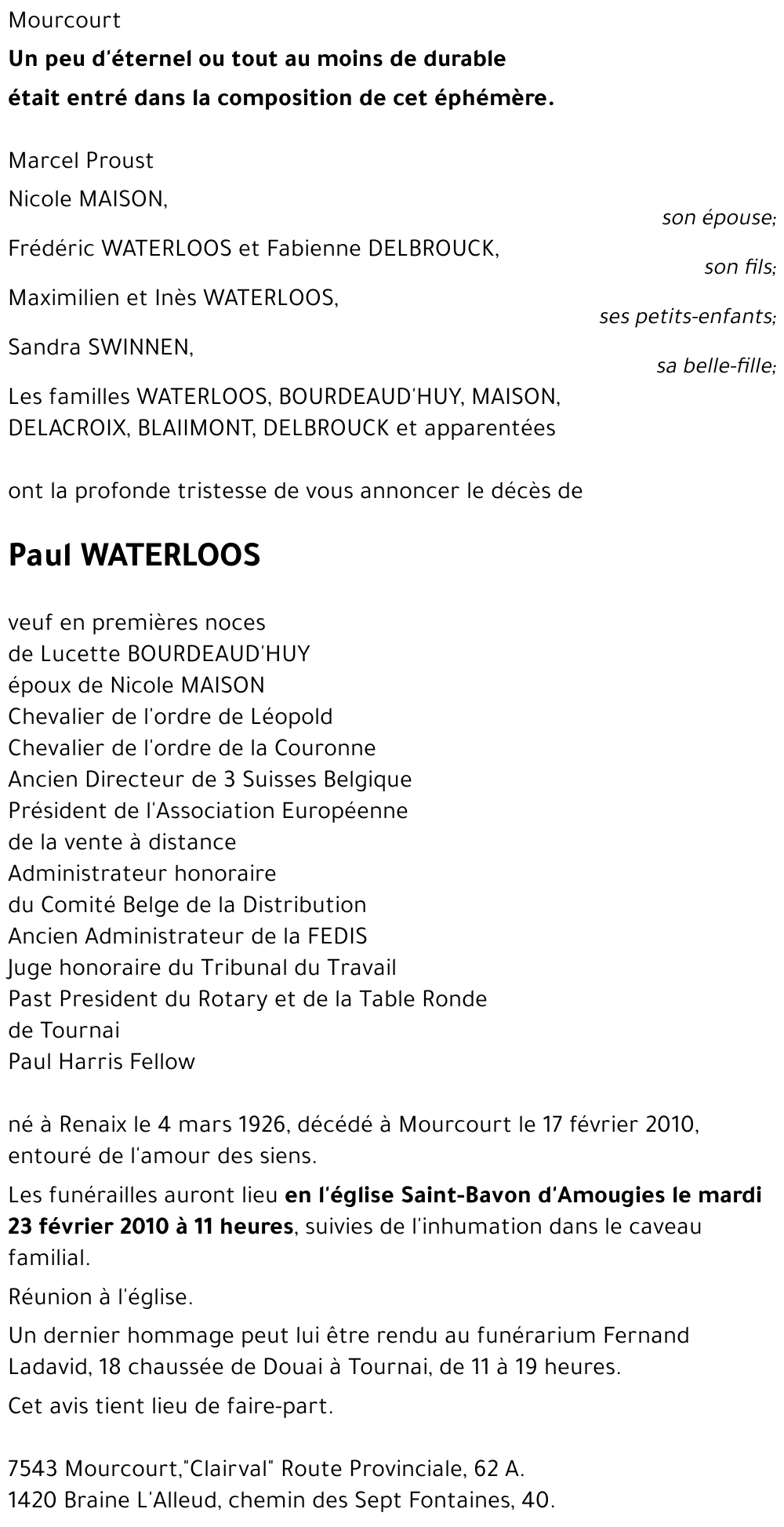 Paul WATERLOOS