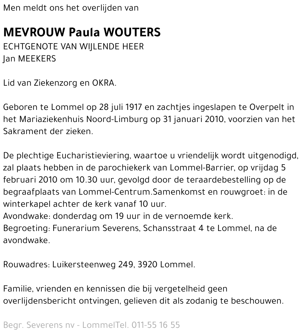 Paula Wouters
