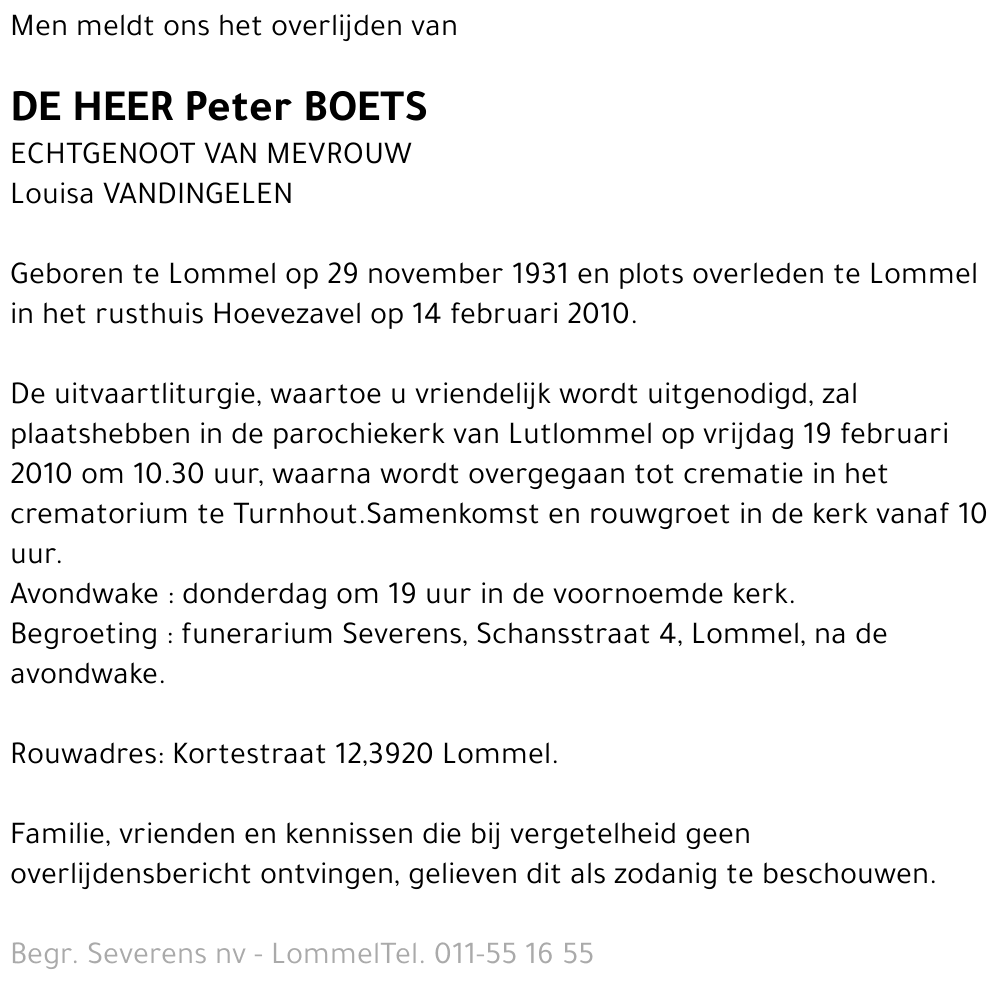 Peter Boets