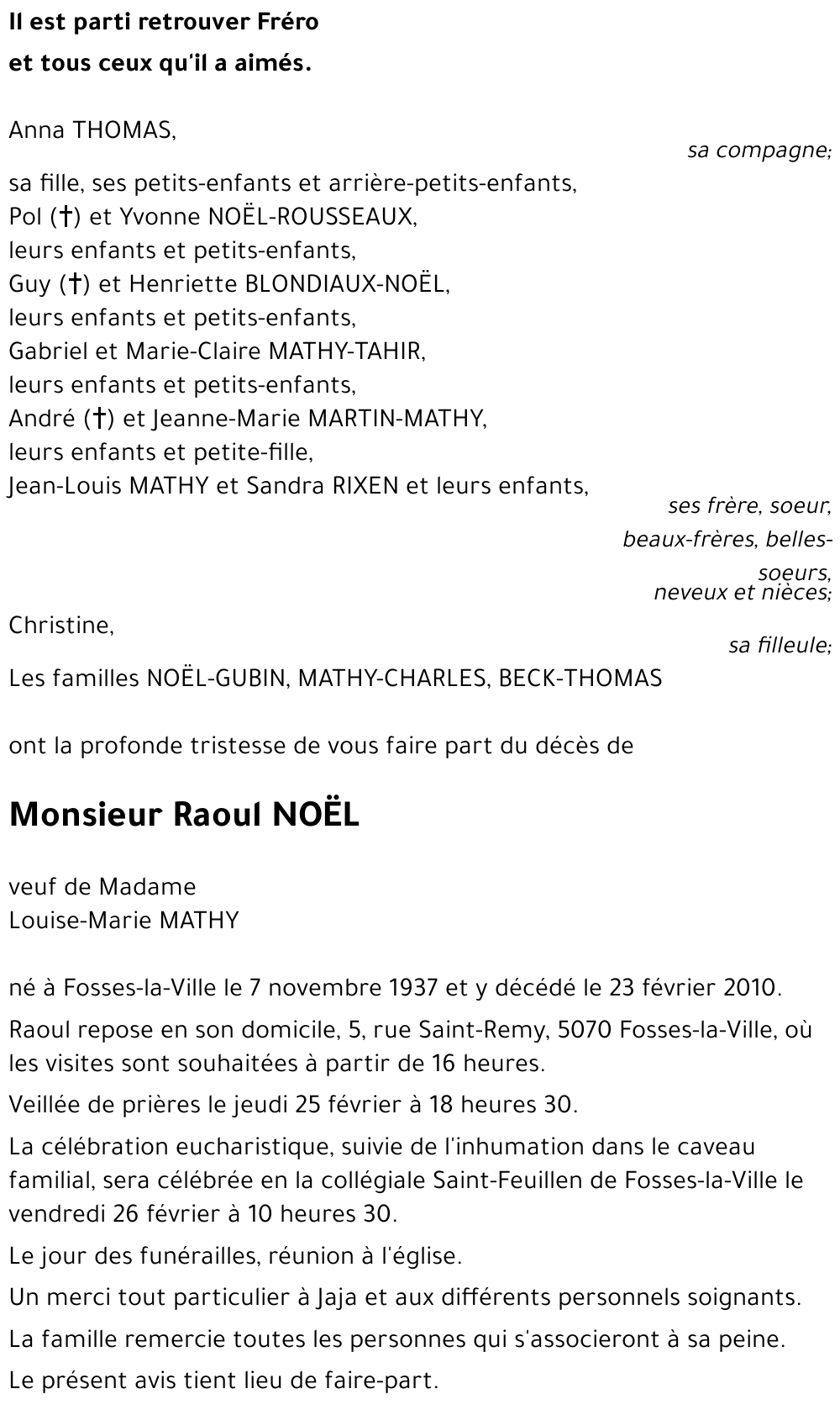 Raoul NOËL