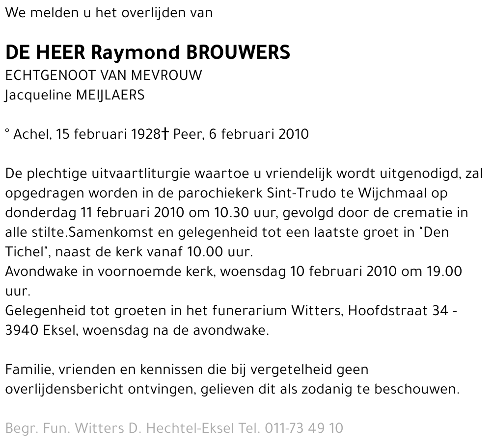 Raymond Brouwers