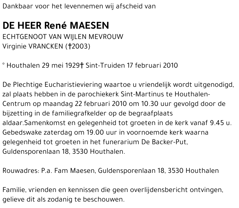 René MAESEN