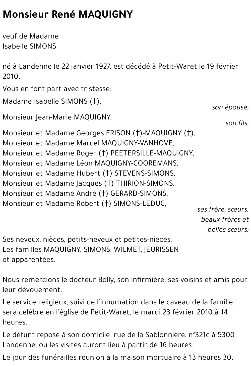 René MAQUIGNY