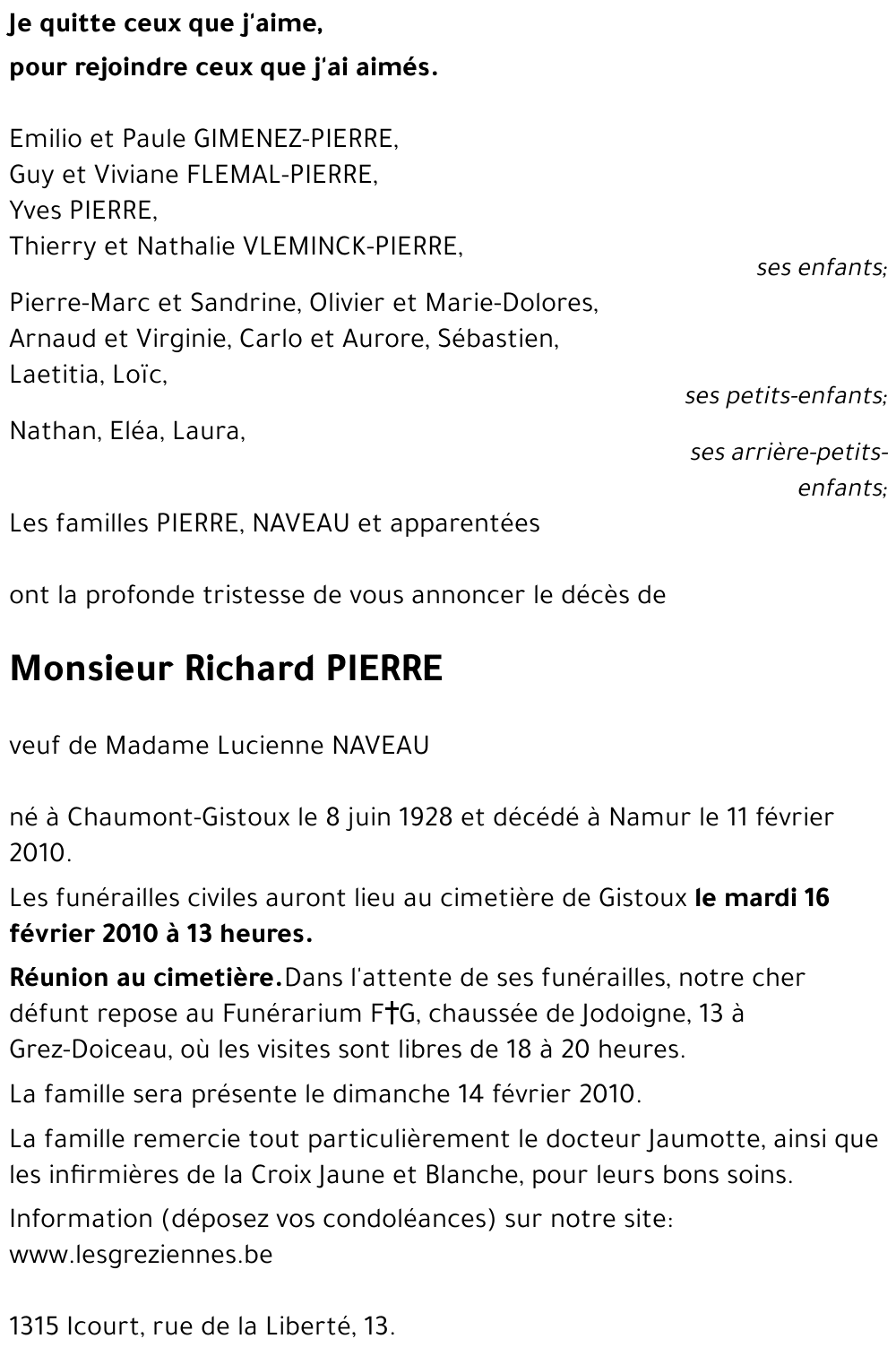 Richard PIERRE