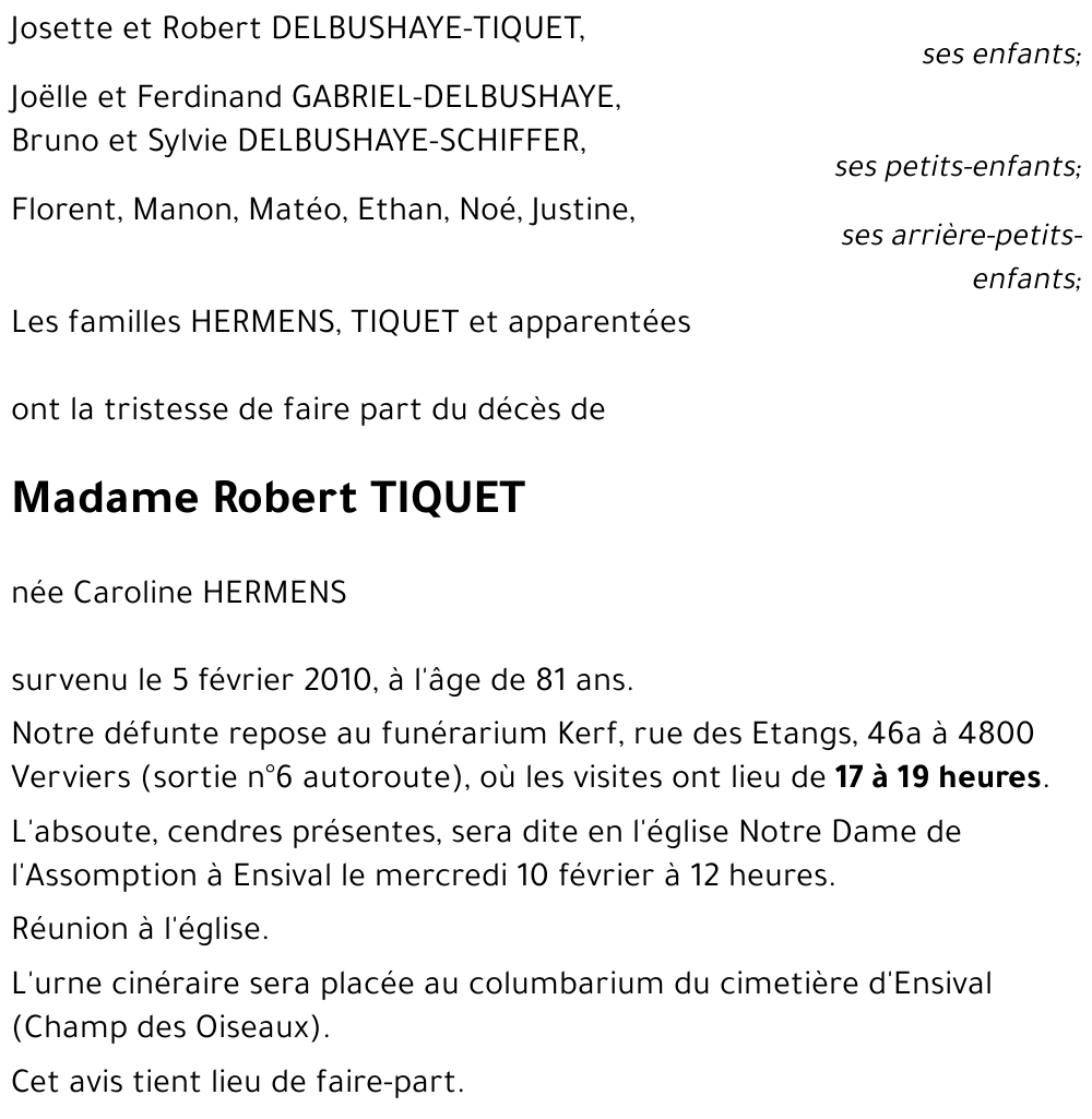 Robert TIQUET