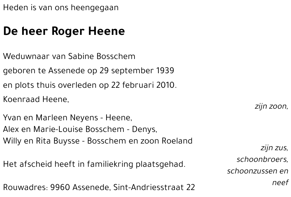 Roger Heene