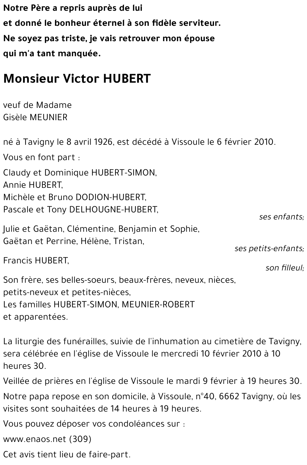Victor HUBERT