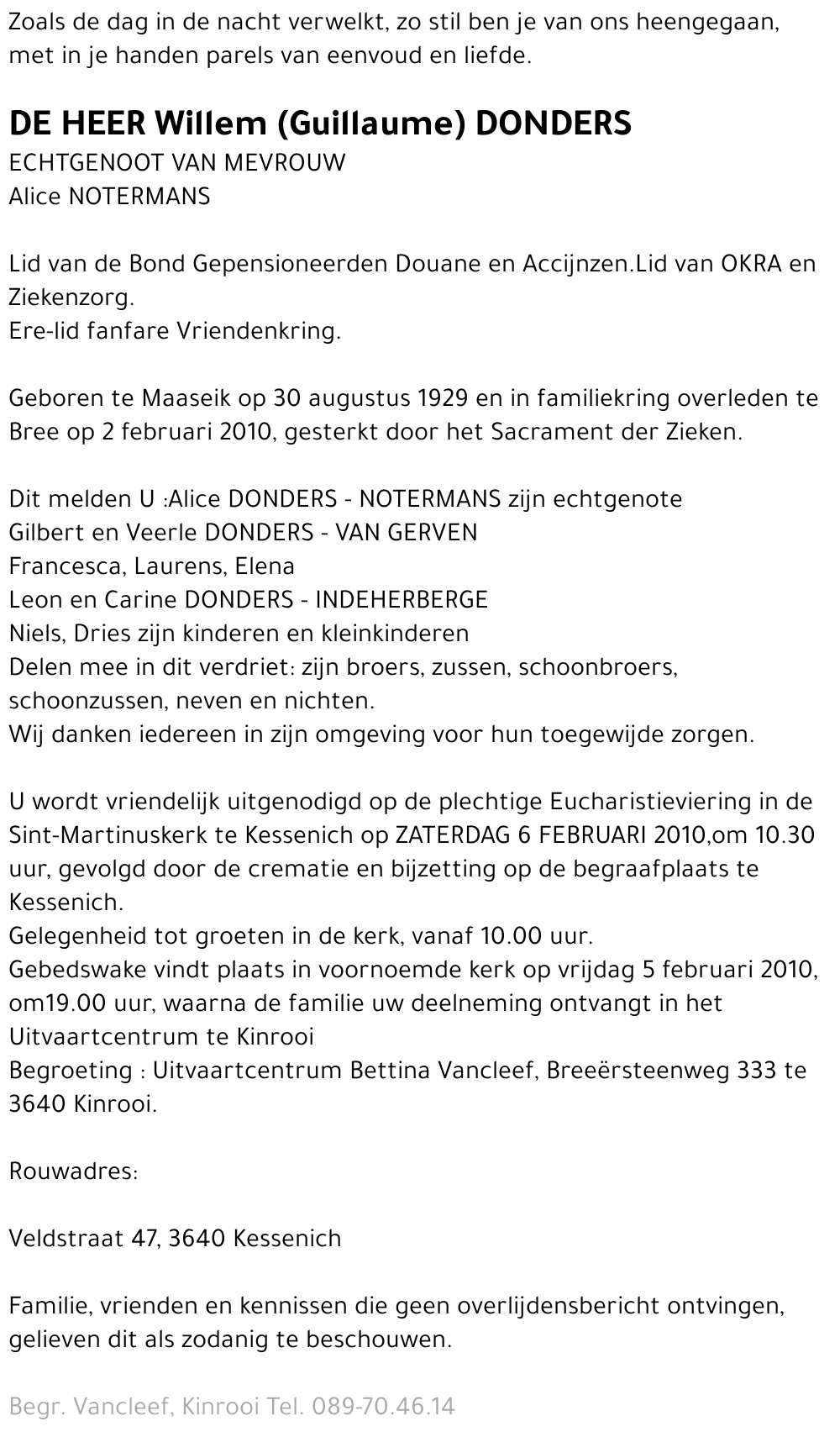 Willem (Guillaume) Donders