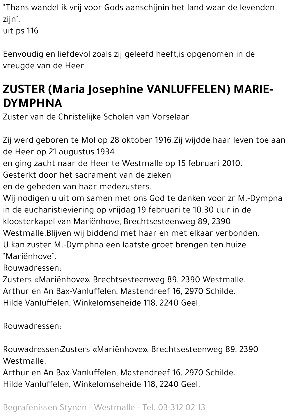 Zuster Marie-Dymphna