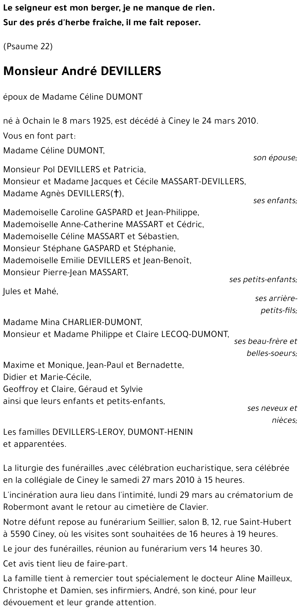 André DEVILLERS