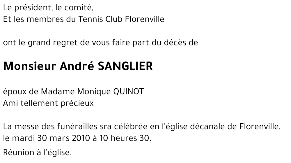 André SANGLIER