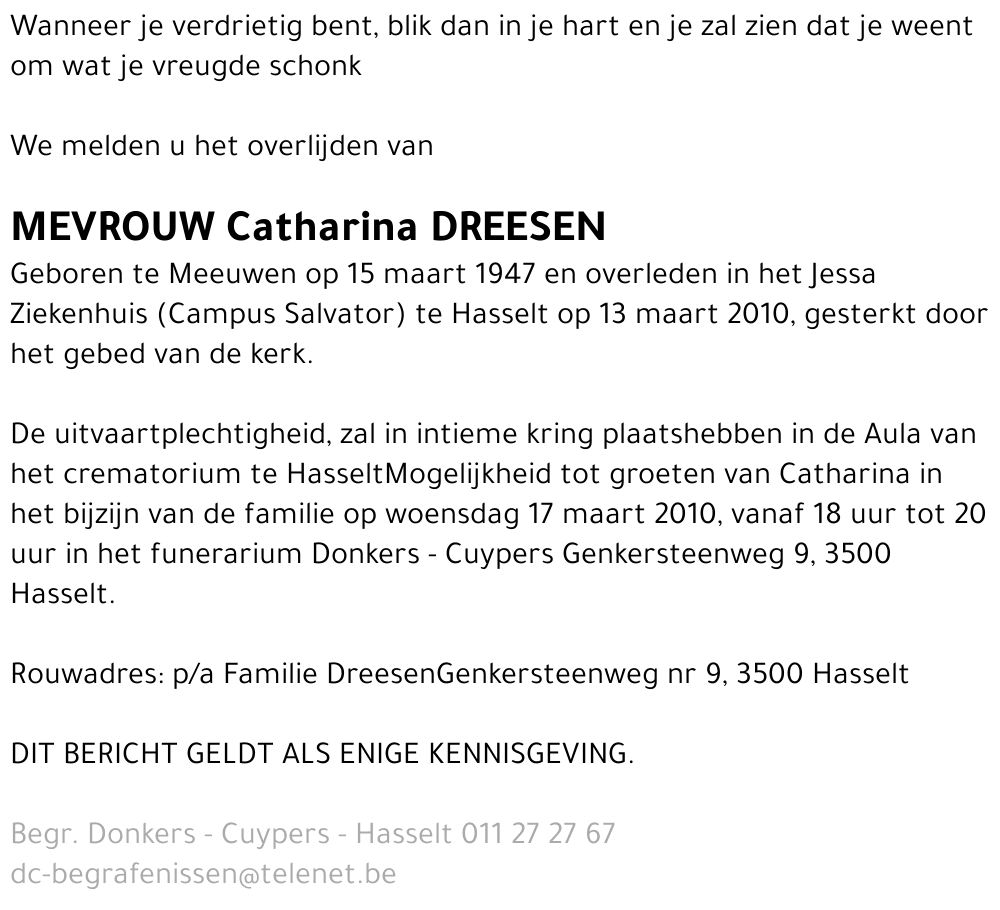 Catharina Dreesen