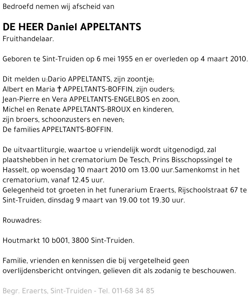 Daniel Appeltants