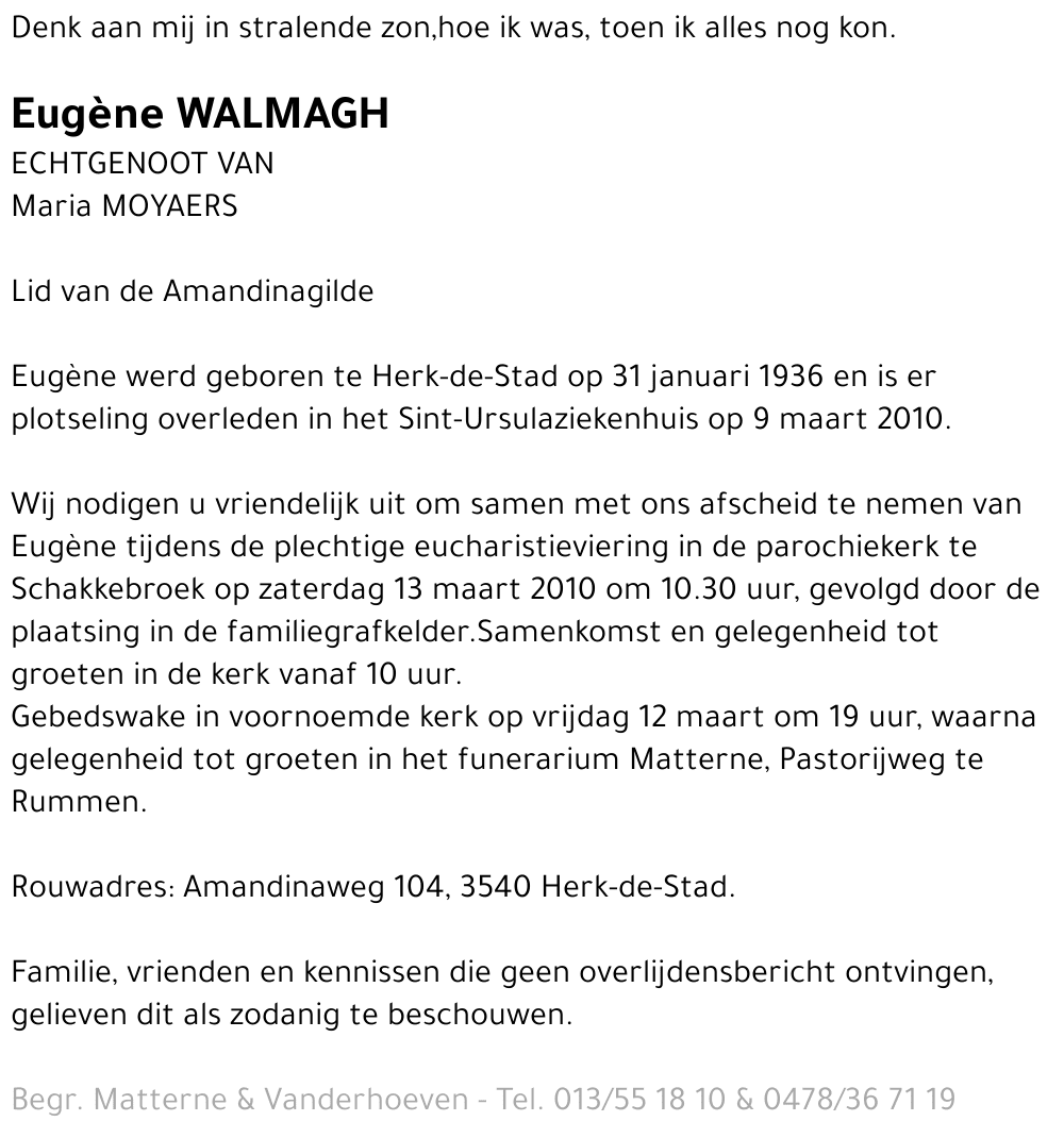 Eugène Walmagh