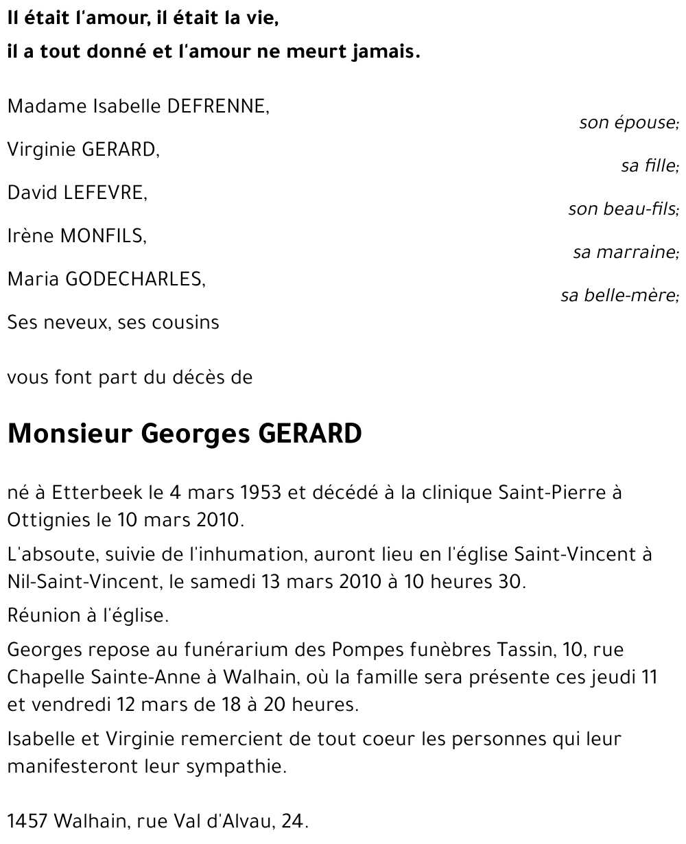Georges GERARD