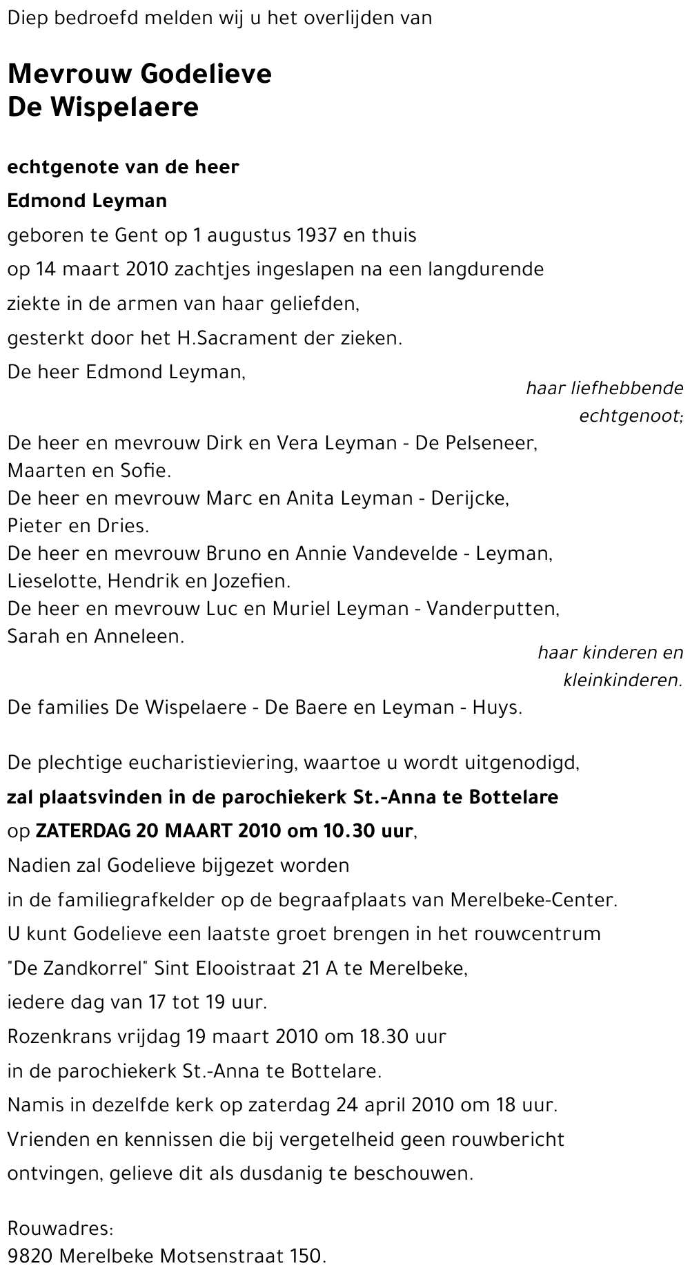 Godelieve De Wispelaere