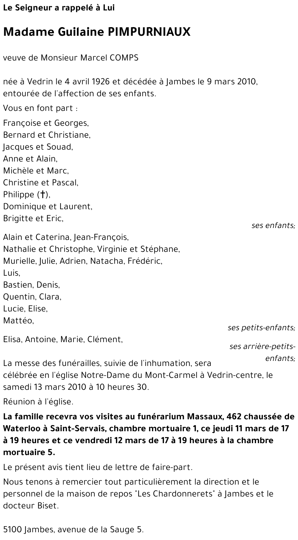 Guilaine PIMPURNIAUX