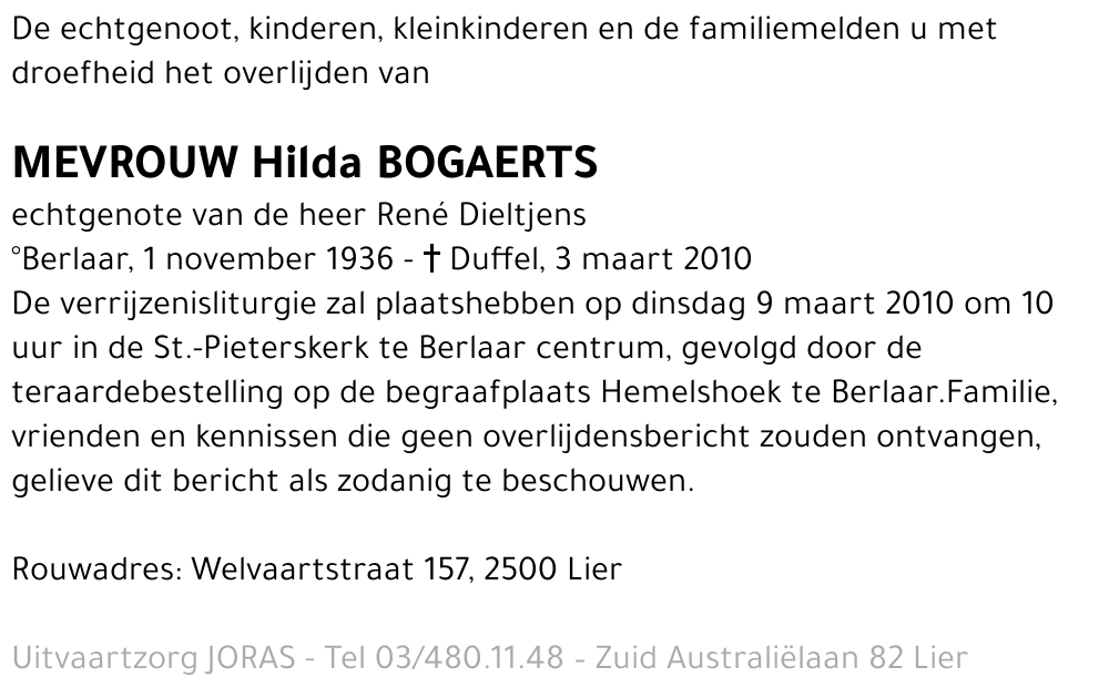 Hilda Bogaerts