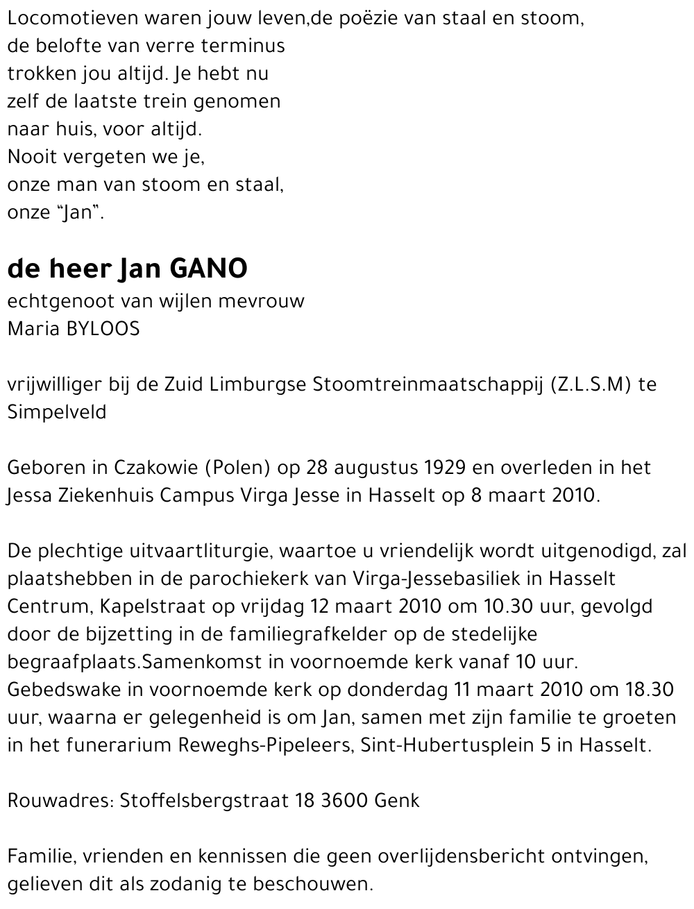 Jan Gano