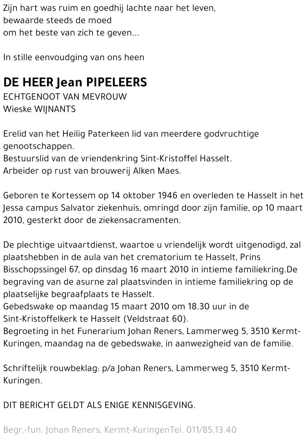 Jean Pipeleers