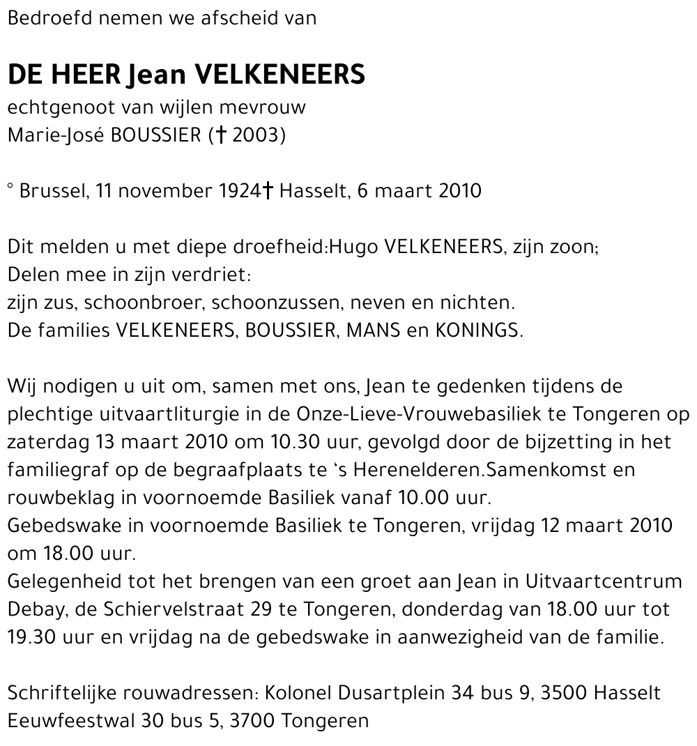 Jean Velkeneers