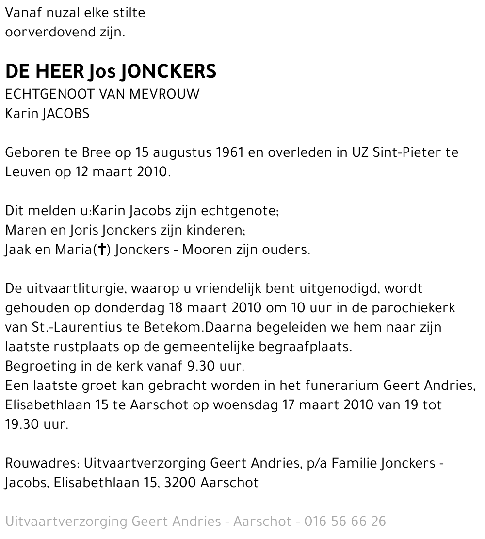 Jos Jonckers