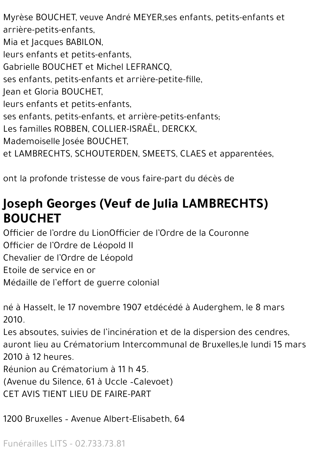 Joseph Georges Bouchet