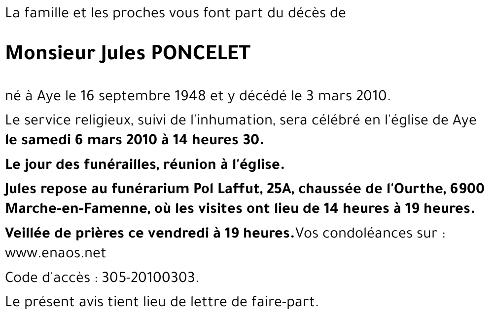 Jules PONCELET