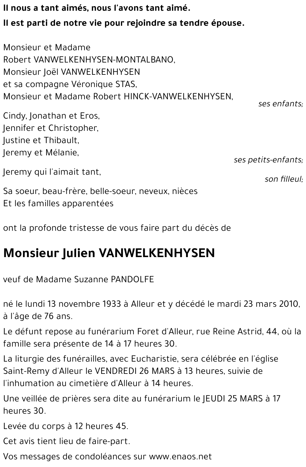 Julien VANWELKENHYSEN