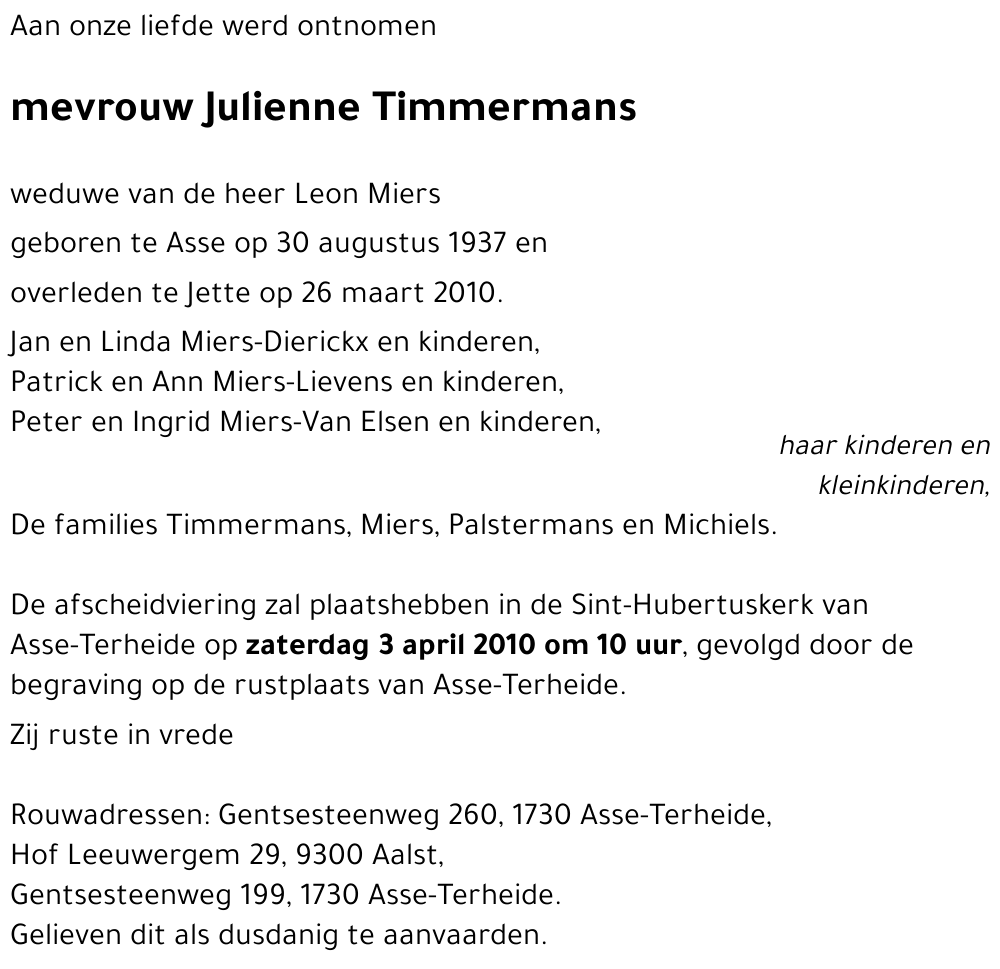 Julienne Timmermans