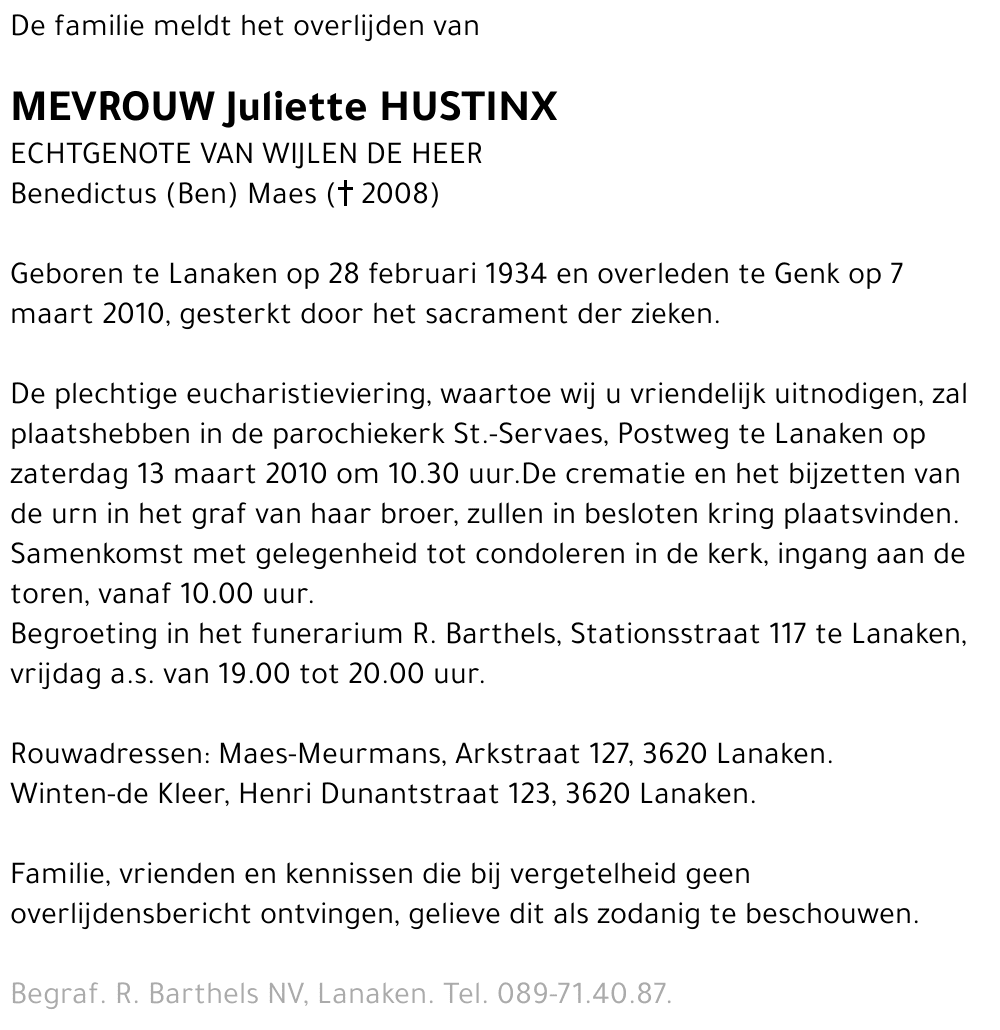 Juliette Hustinx