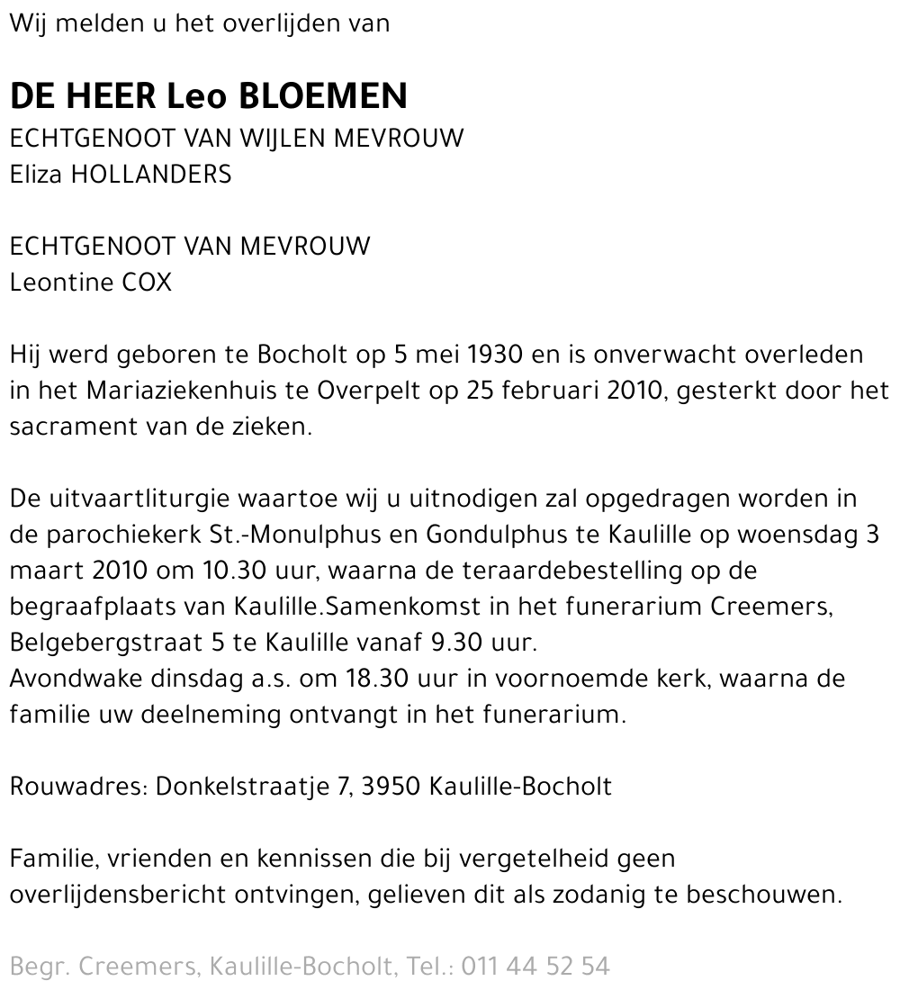 Leo Bloemen