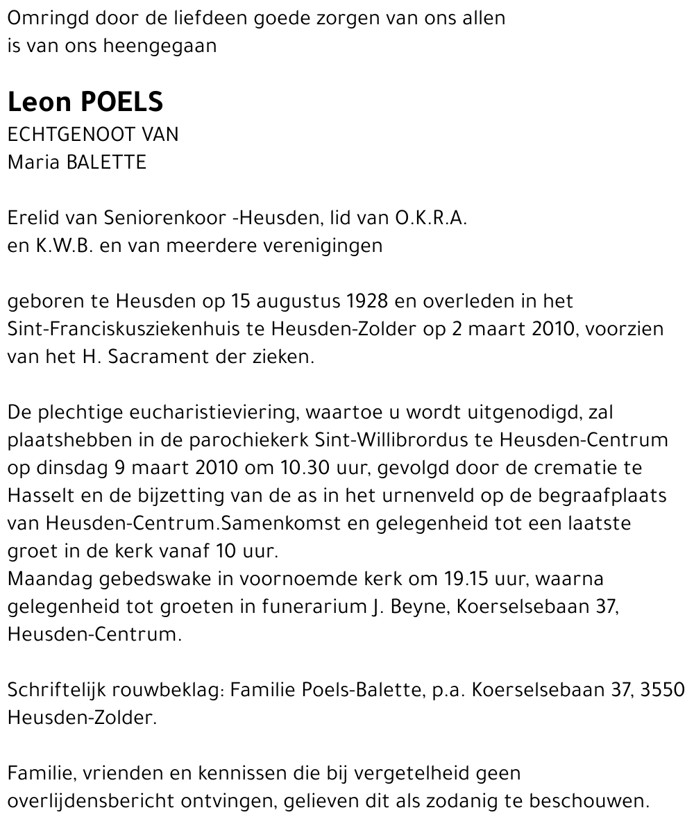 Leon Poels