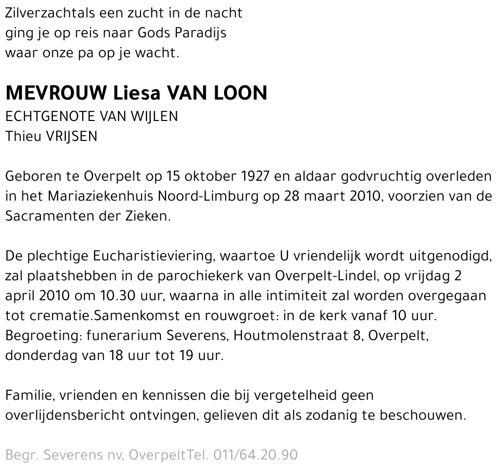 Liesa Van Loon