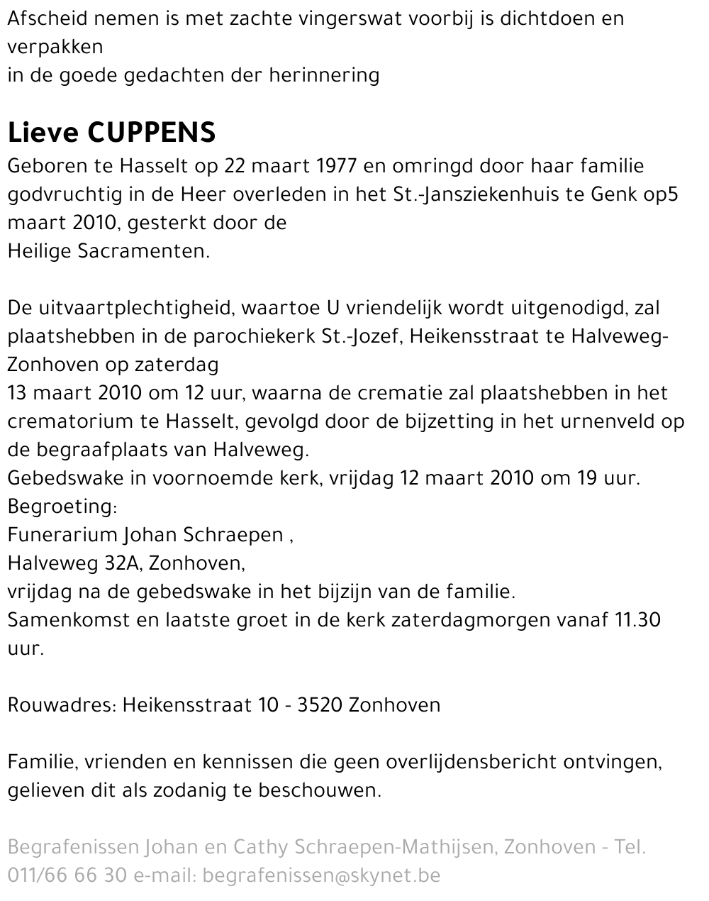 Lieve Cuppens