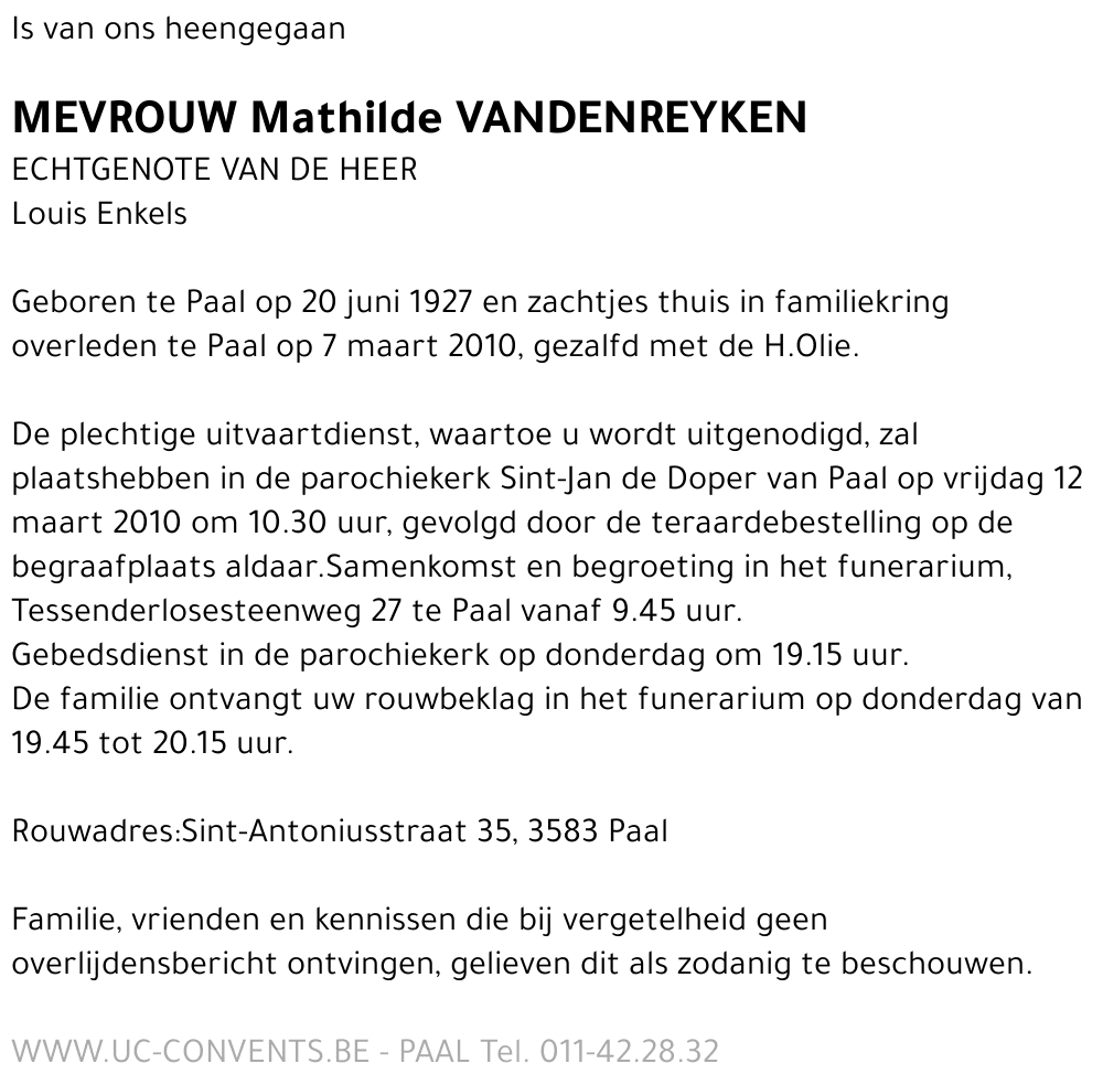 Mathilde Vandenreyken