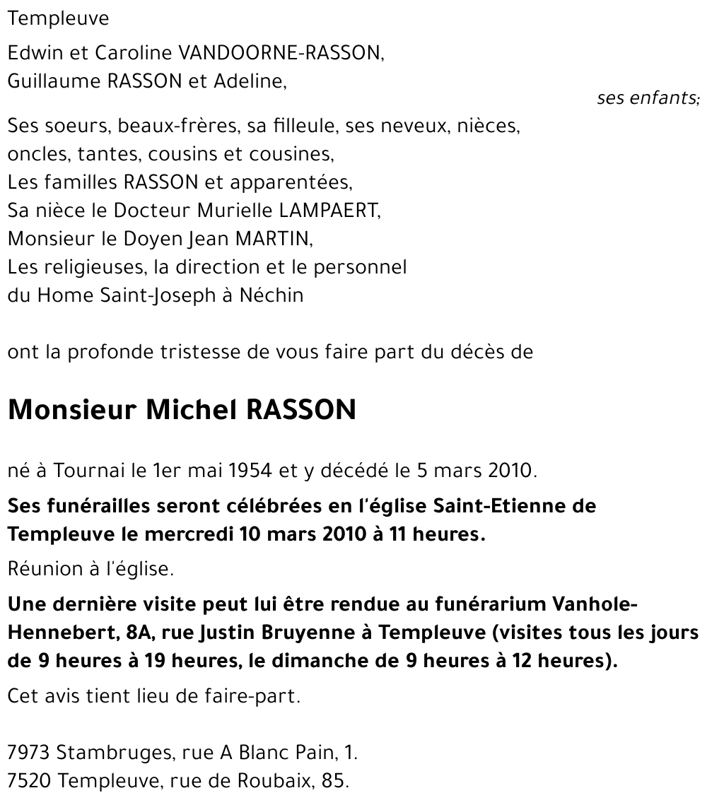 Michel RASSON