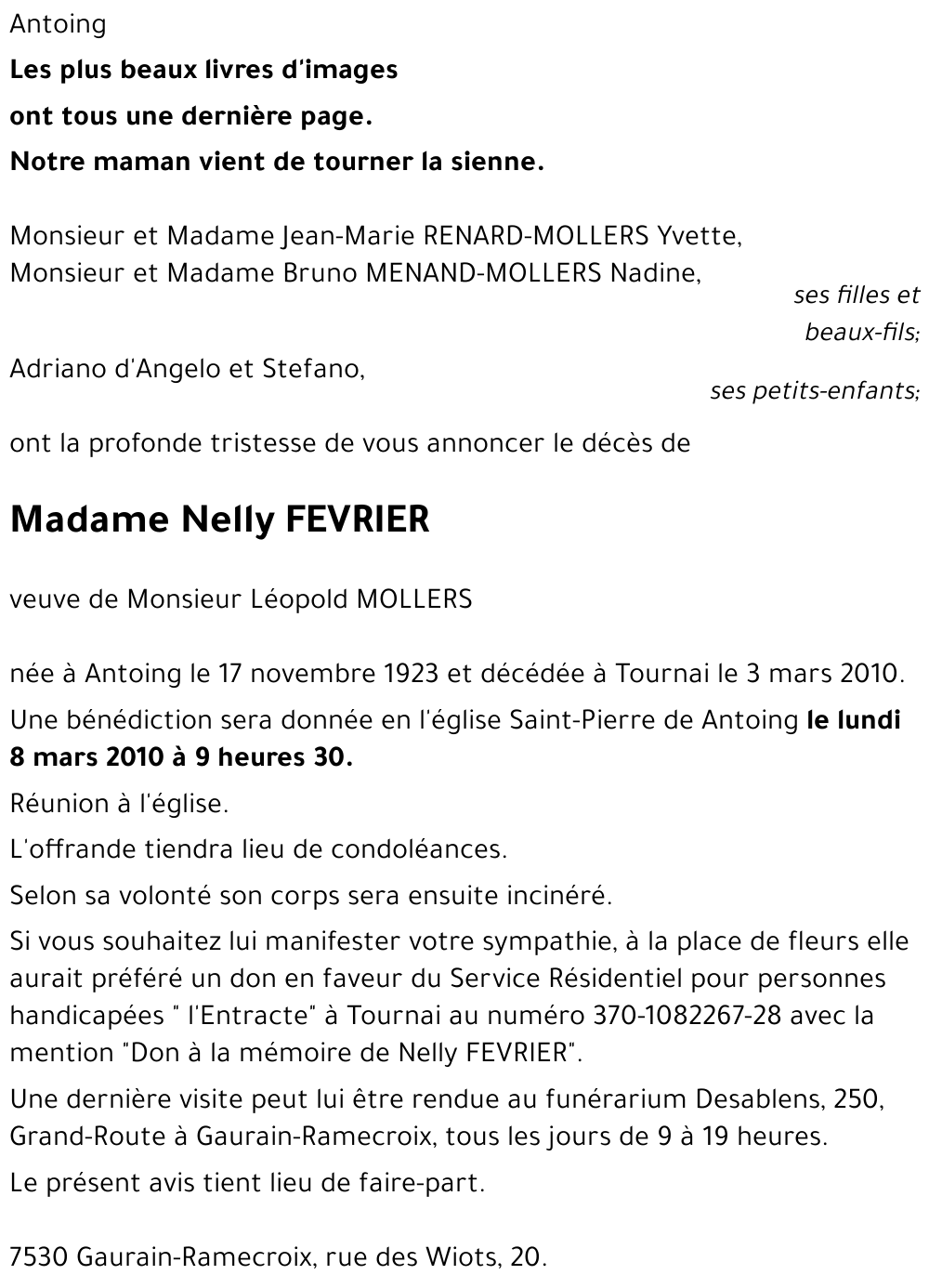 Nelly FEVRIER