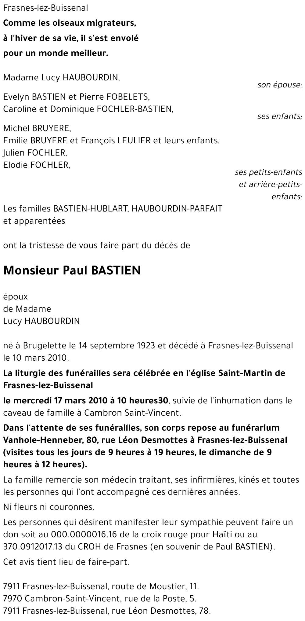 Paul BASTIEN