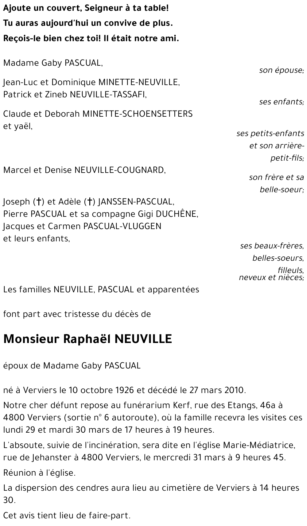 Raphaël NEUVILLE