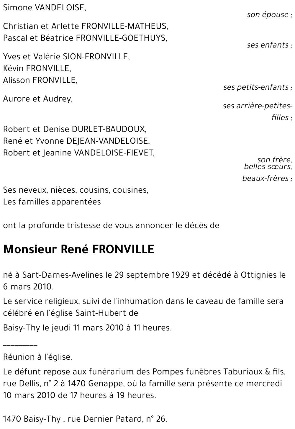 René FRONVILLE