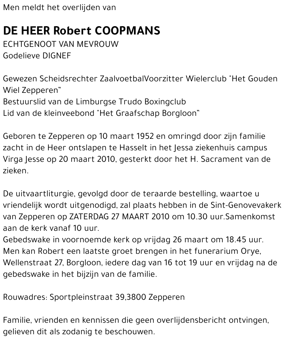 Robert Coopmans