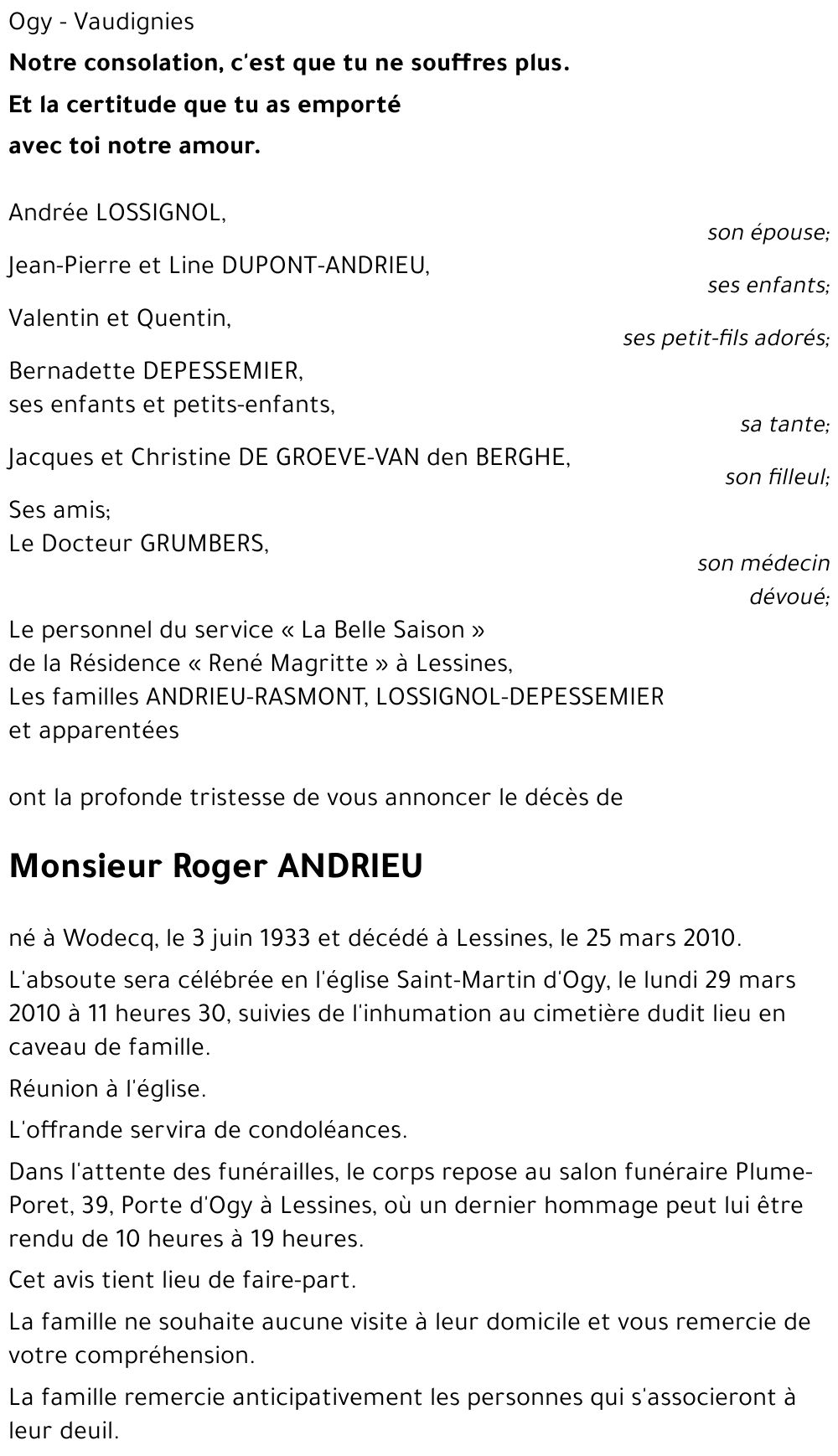 Roger ANDRIEU