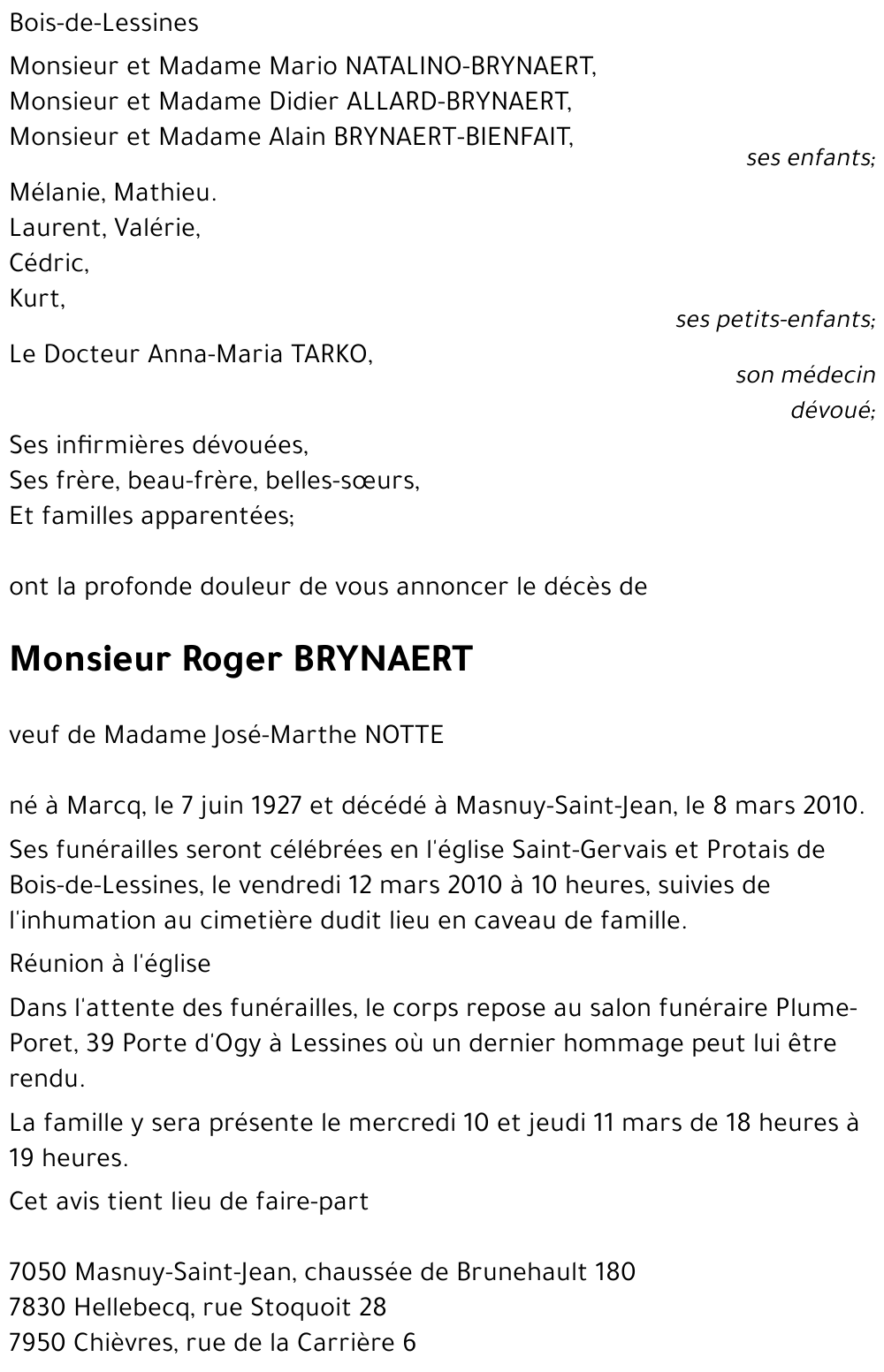 Roger BRYNAERT