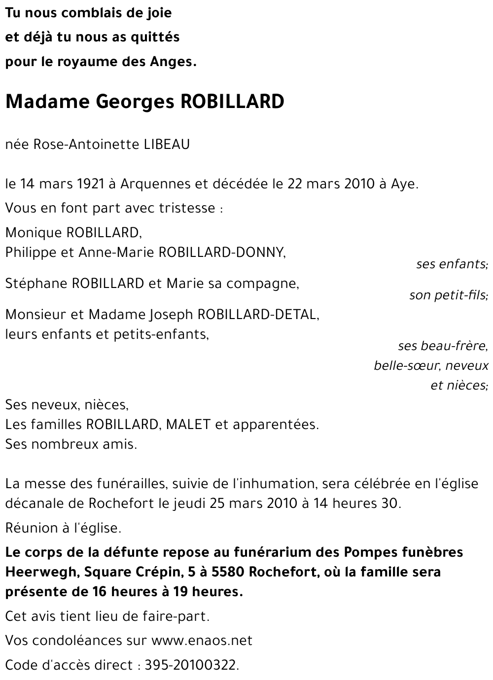 Rose-Antoinette LIBEAU